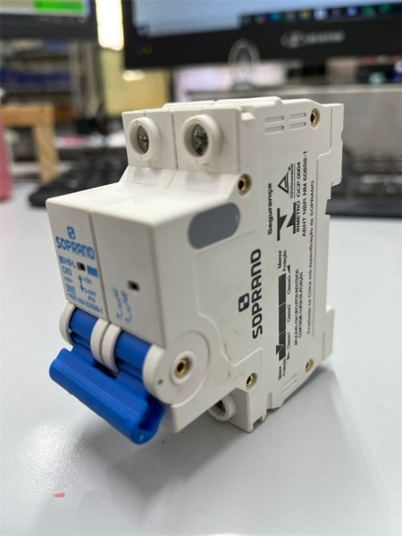 MINI DISJUNTOR BIPOLAR 6KA SHB-L C63A SOPRANO - Imagem 4