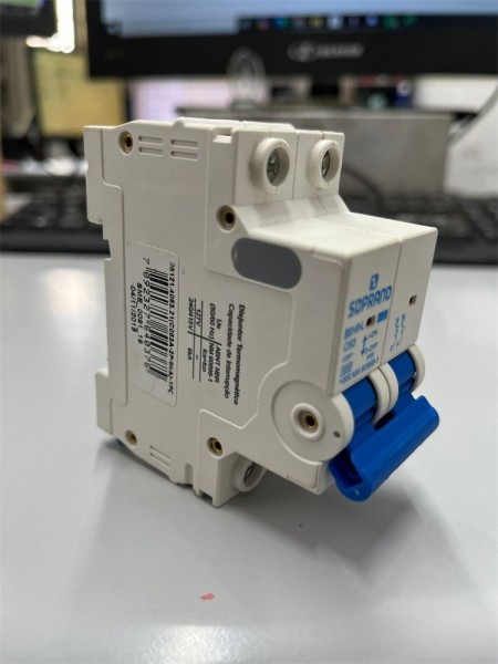 MINI DISJUNTOR BIPOLAR 6KA SHB-L C63A SOPRANO - Imagem 2