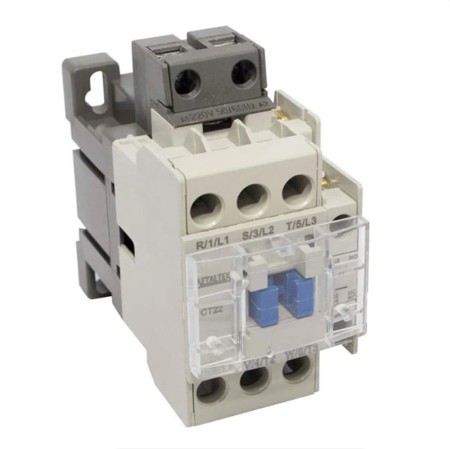 CONTATOR TRIPOLAR 22A/AC3 BOB: 24VCC 1NA/1NF - CT22-B0-311 - METALTEX - Imagem 4