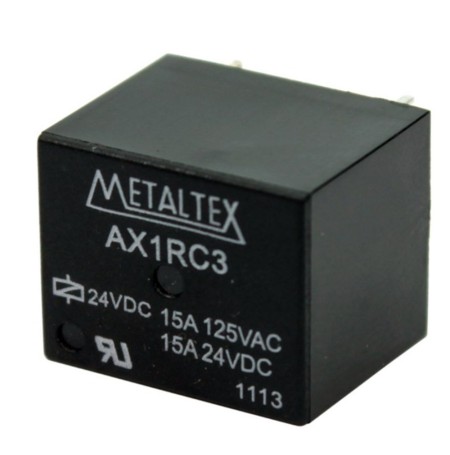 AX1RC3 RELE MINIATURA DE POTENCIA, 1 CONTATO REVERSIVEL, TENSAO DE BOBINA 24 VCC - Imagem 5