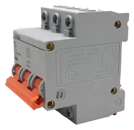 N3-3C25 MINI DISJUNTOR 3KA TRIPOLAR CURVA C 25A METALTEX - Imagem 5