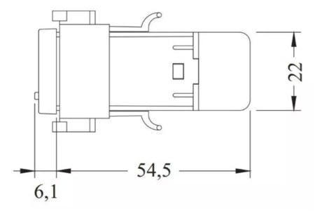 L7E-C-B CONTADOR DIGITAL 8 DIGITOS METALTEX - Imagem 2