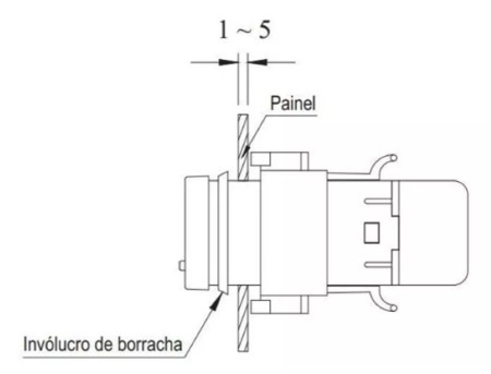 L7E-C-B CONTADOR DIGITAL 8 DIGITOS METALTEX - Imagem 3
