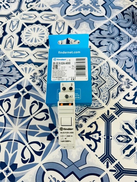RELE DE IMPULSO MODULAR 2NO 16A 250V 24 VDC FINDER - Imagem 7