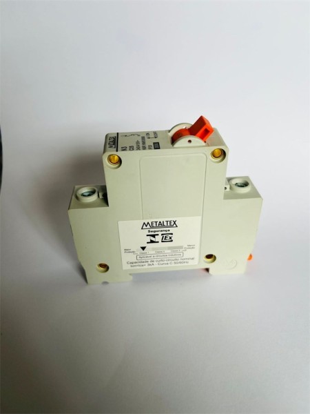 N3-1c25 Mini Disjuntor 3ka Unipolar Curva C 25a Metaltex - Imagem 4