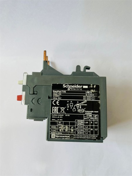 LRE12 RELE TERMICO DE SOBRECARGA 5.5-8A 1NA + 1NF SCHNEIDER - Imagem 4