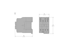 LC1E1210B7 CONTATOR TRIP.12A 1NA 24VCA-50/60HZ - Imagem 5